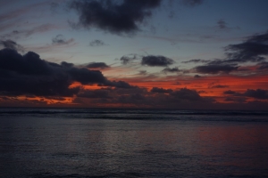 Sunset from Rarotonga